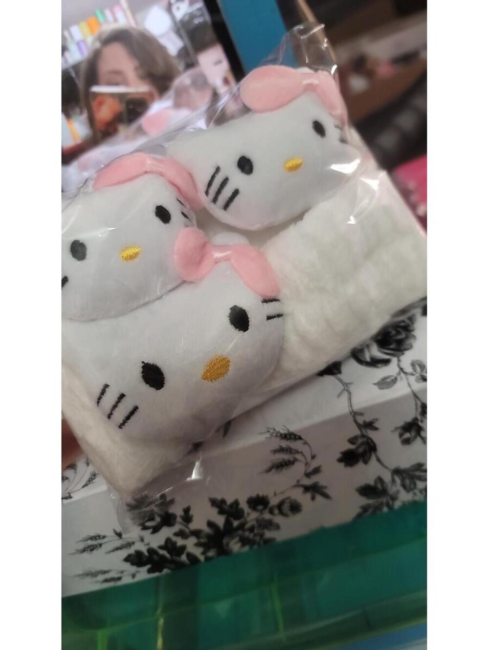 hello kitty hair band and wrist band